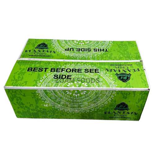 Olu Olu Plantain Chips (Green) - Box